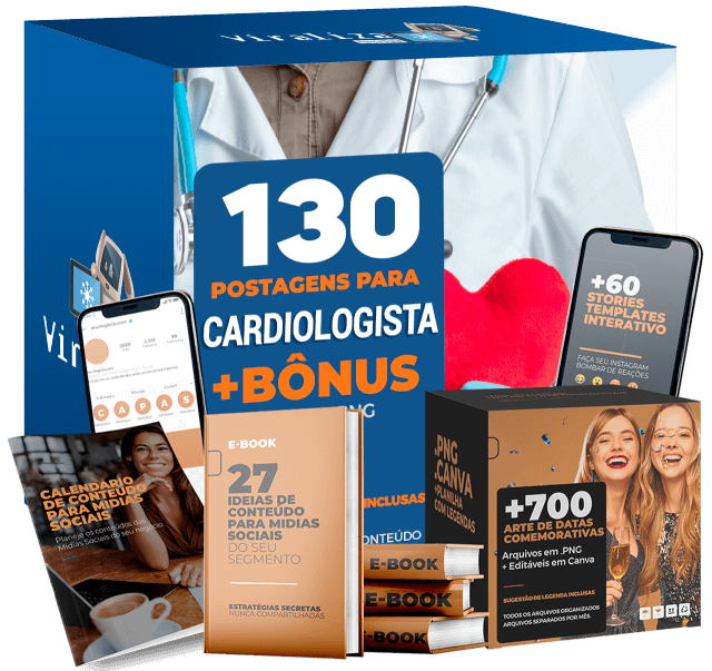 Pacote de Artes para Cardiologista+bonus